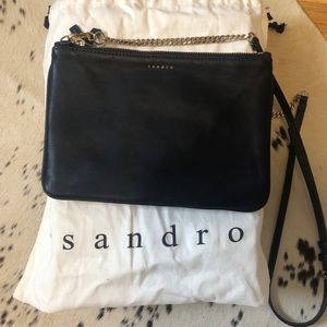 Sandro Paris Addict Bag Navy